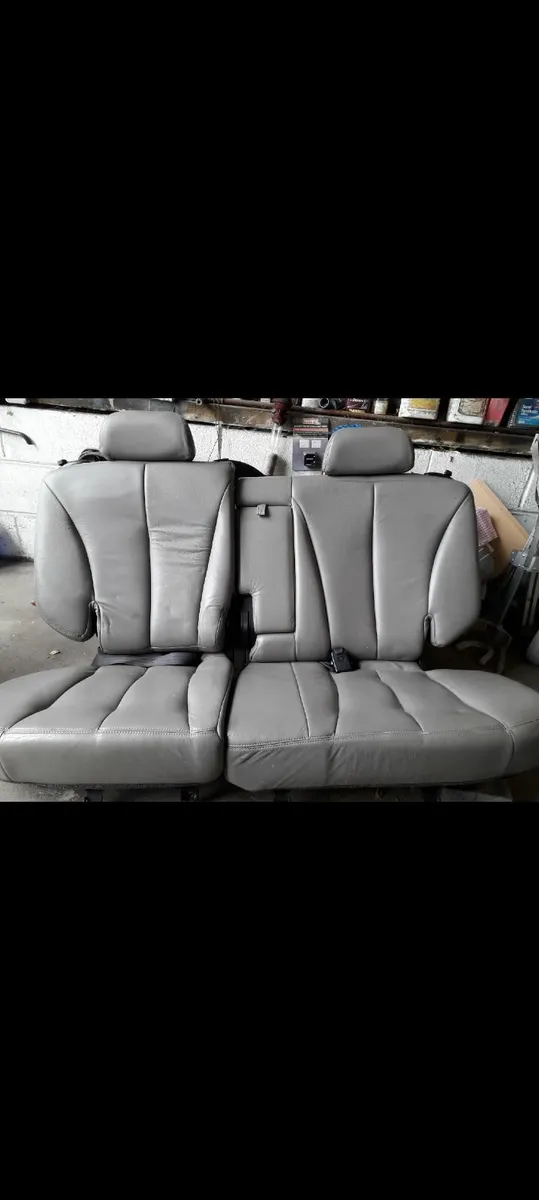 Original Grey Leather Car seats. - Image 2