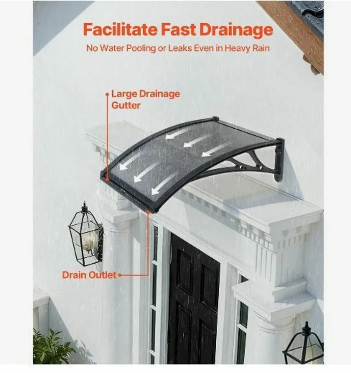 Awnings for Door Entrance, 24 x 24 in - Image 2