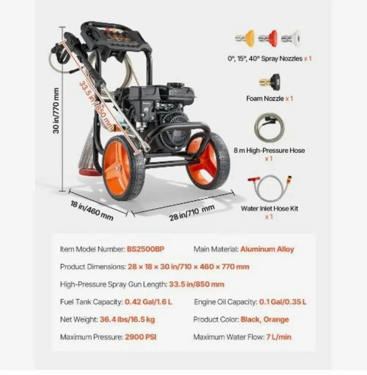Gas Pressure Washer 2900 PS - Image 4