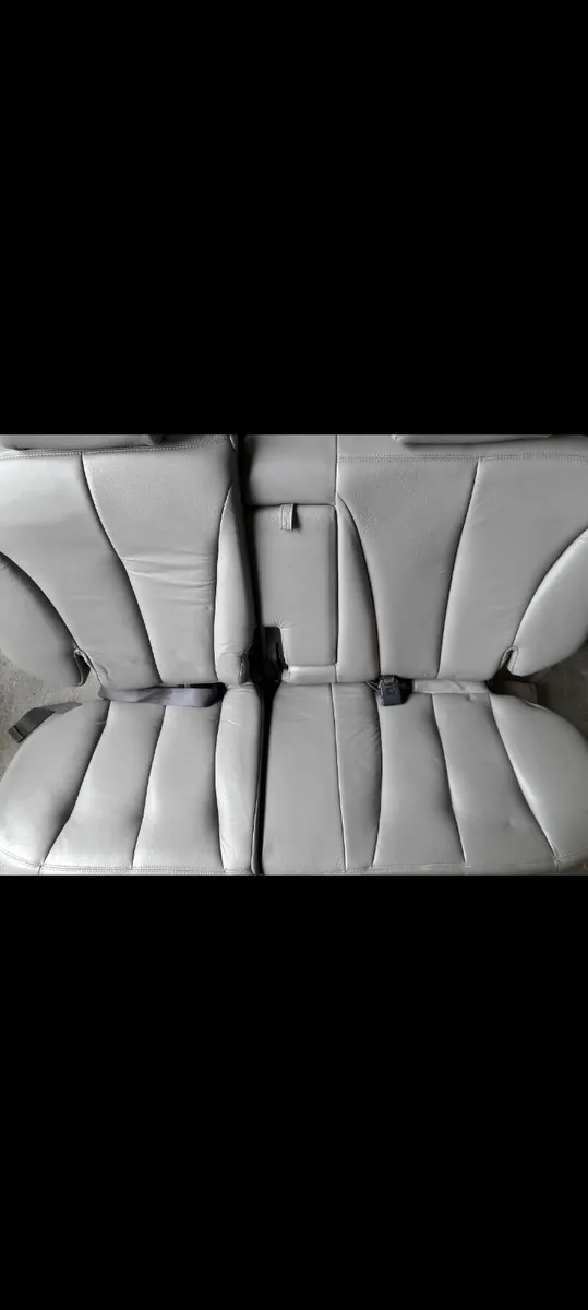 Original Grey Leather Car seats. - Image 3