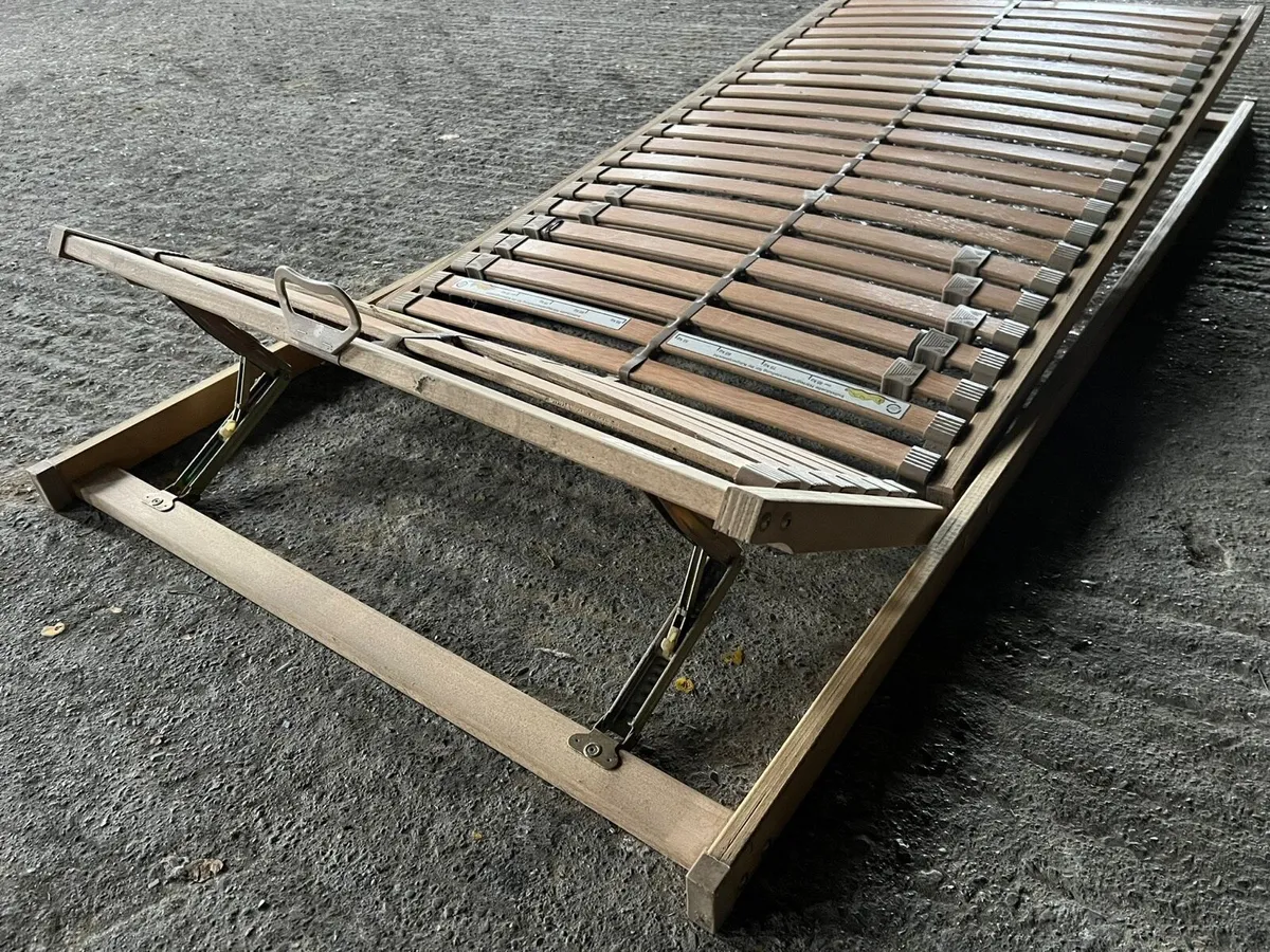 6ft Wrought Iron, 4 Poster Bed - Image 3