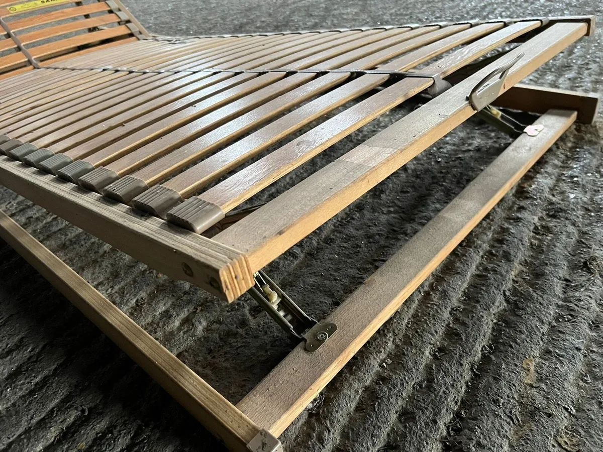 6ft Wrought Iron, 4 Poster Bed - Image 4