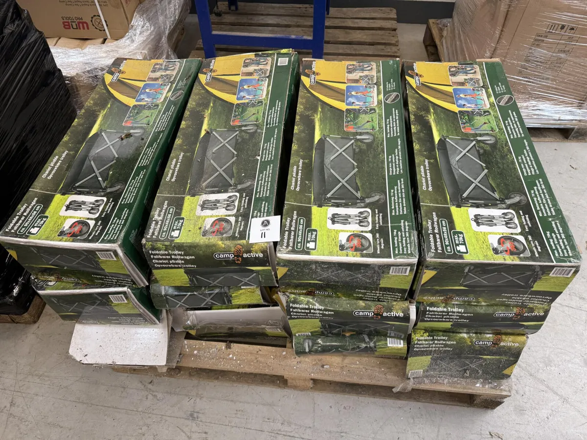 12 x Foldable Trolleys **Online Auction** - Image 1