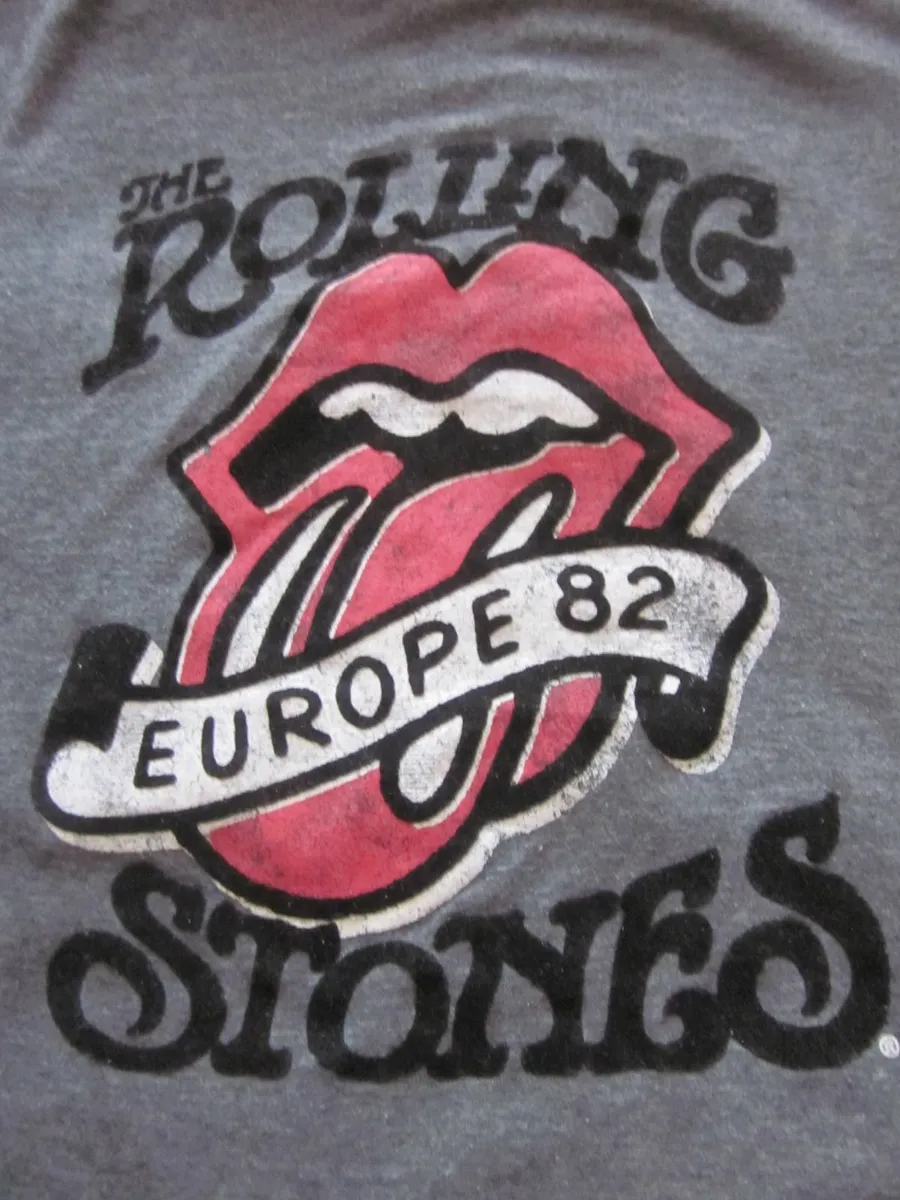 Rolling Stones Europe '82 Tour Official T-Shirt M - Image 3