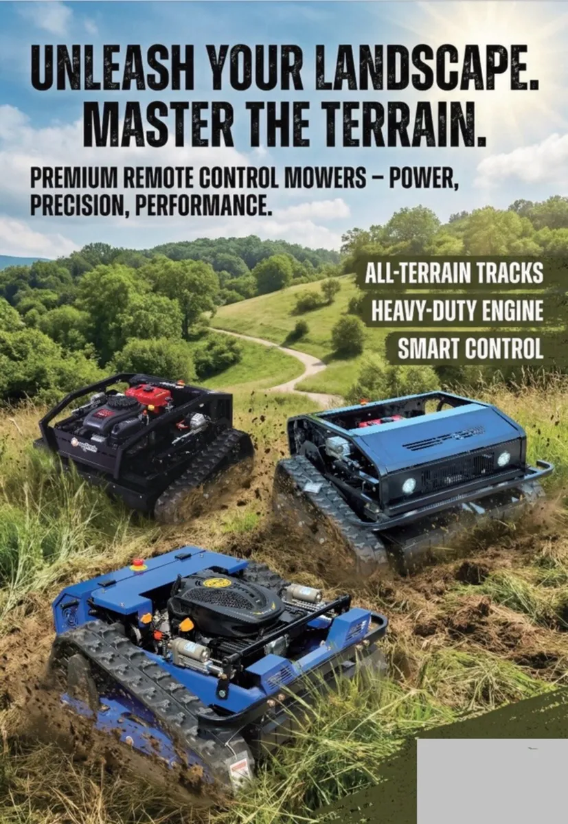 Remote Control petrol Mower Topper Flailer - Image 3