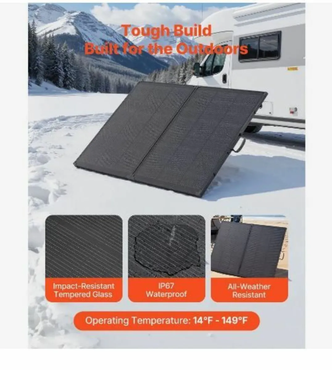 200W Foldable Solar Panel - Image 4