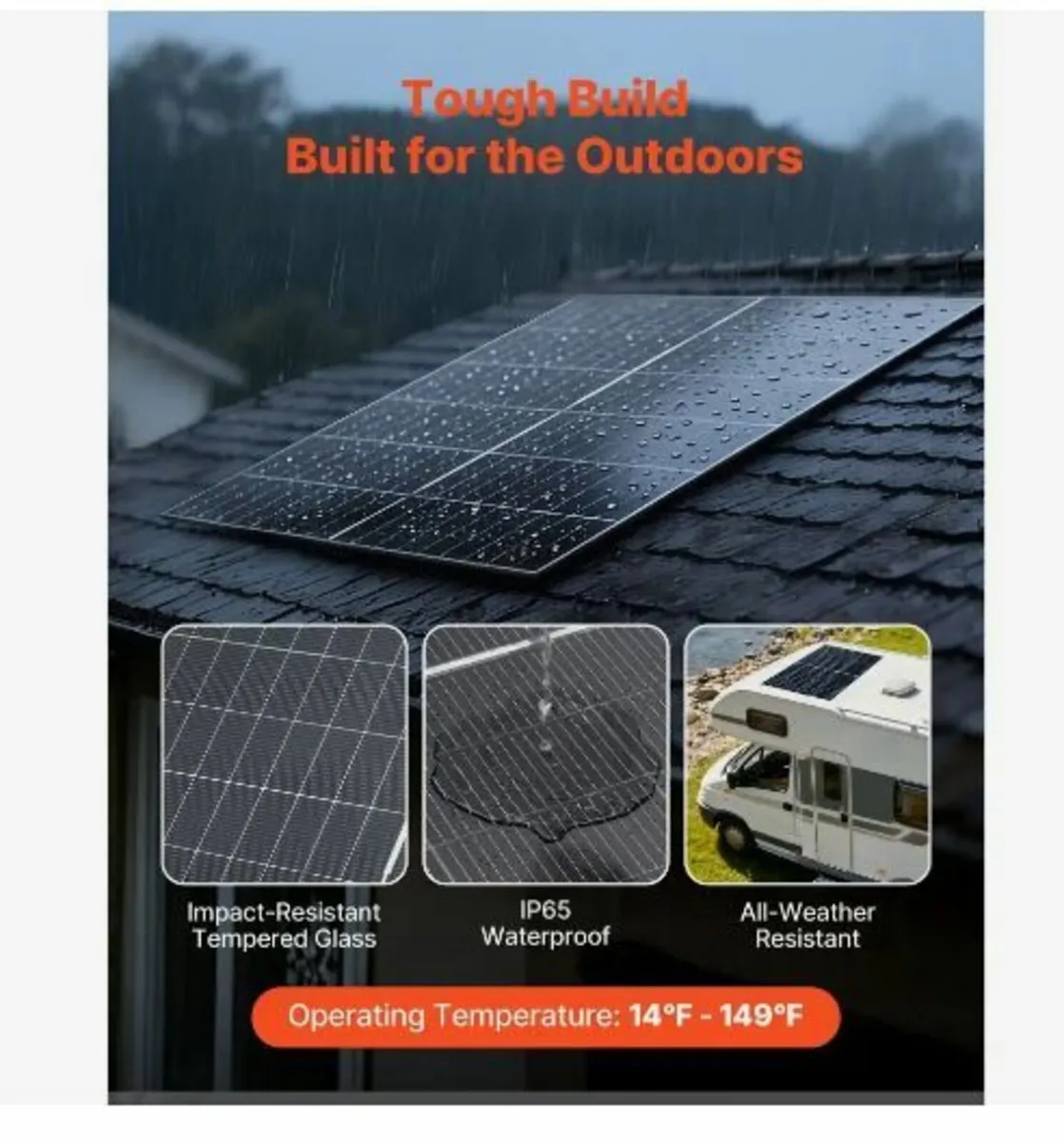 2PCS 400W Bifacial Solar Panels - Image 4