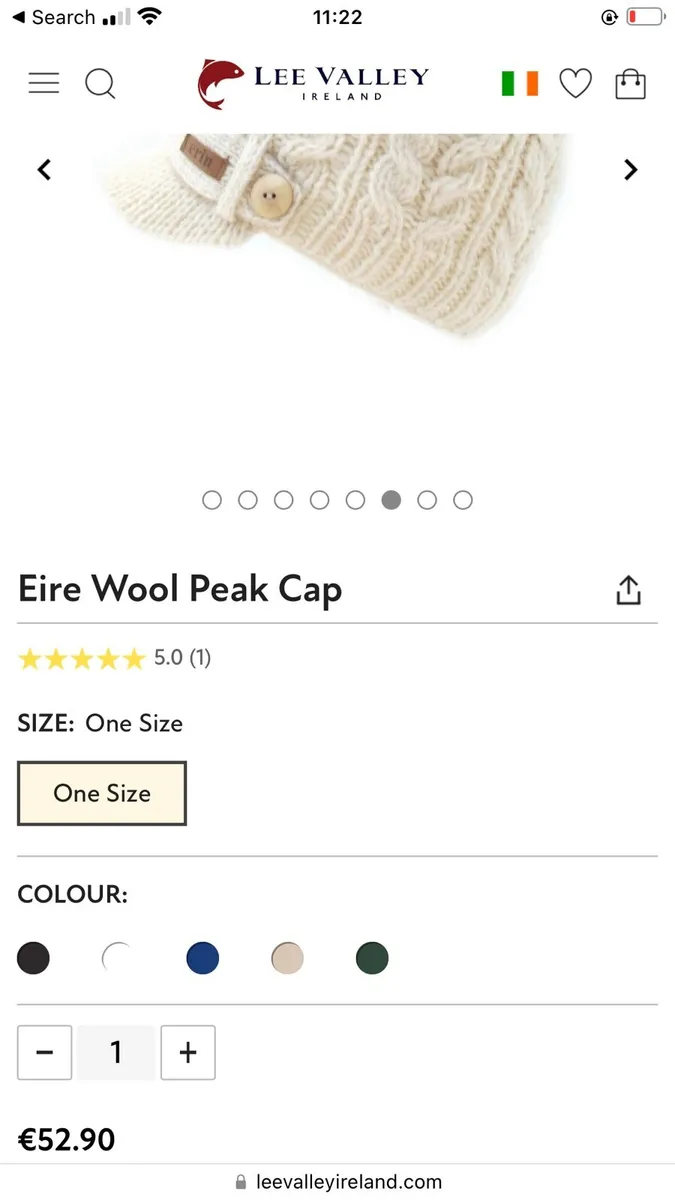 ĪIrish wool peak cap - Image 3