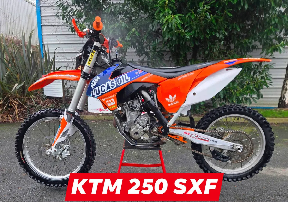 MINT Ktm 250 sxf MX bike DELIVERY//PARTX - Image 1