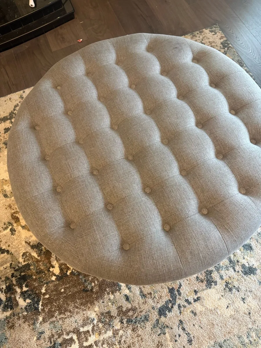 Mahogany dressing table  & bookcase & Ottoman - Image 4