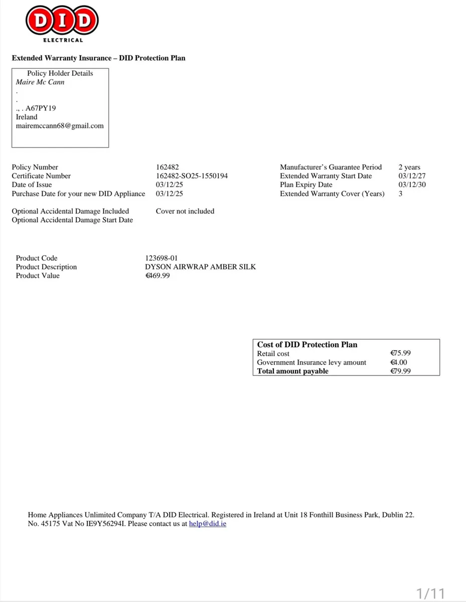 Dyson airwrap amber silk - Image 3