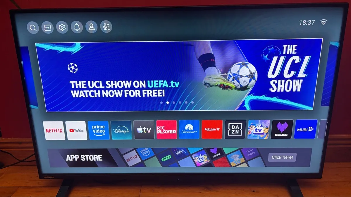 43” Toshiba 4K UHD Smart TV - Image 1