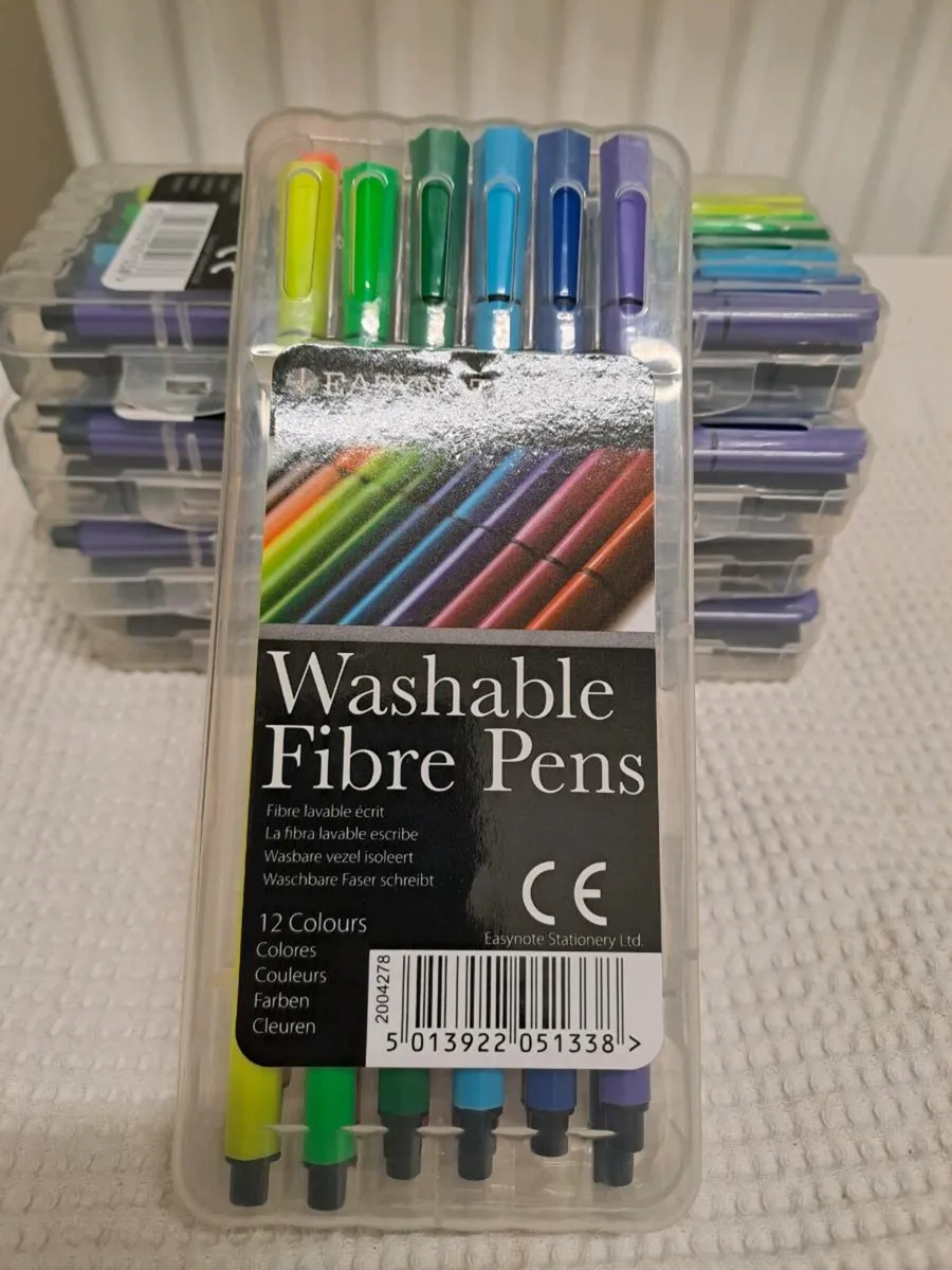 5 Packs Washable Fibre Pens - Image 2
