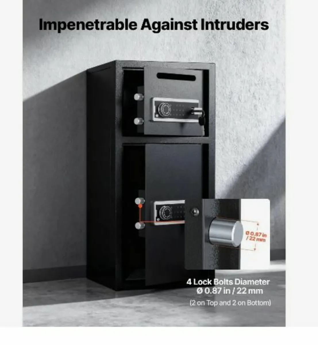 7.2 cu.ft Safe Box, Double Doors Safe Lock - Image 4