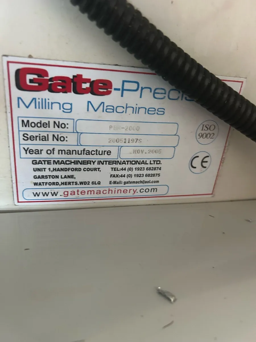 Ex school GATE milling machine - Image 3