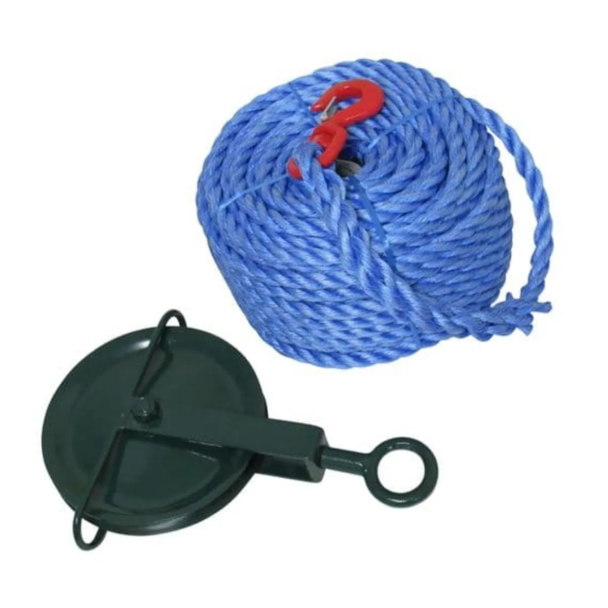 Gin Wheel Scaffold Pulley and Rope 250KG - Image 2