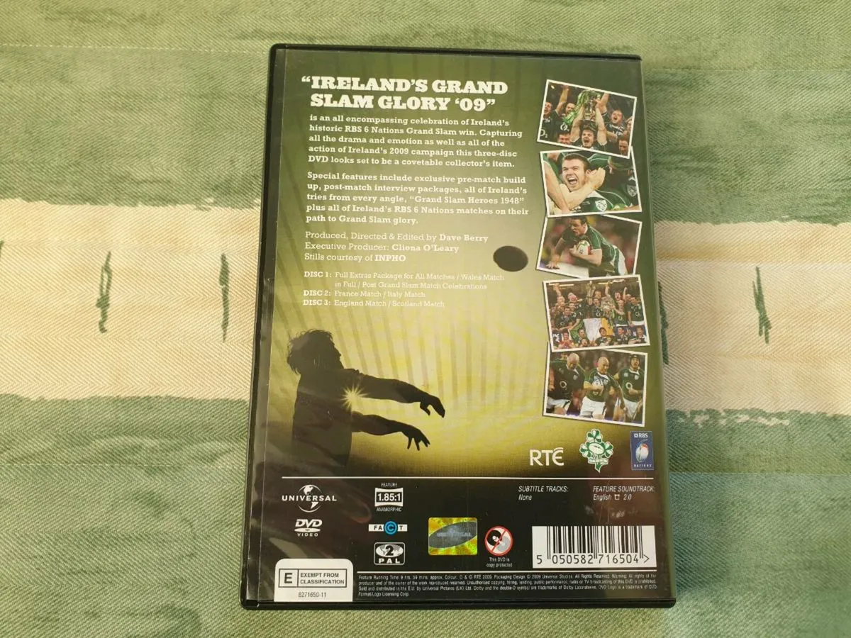Irelands Grand Slam Glory 2009 DVD 3 Disc Rugby - Image 2