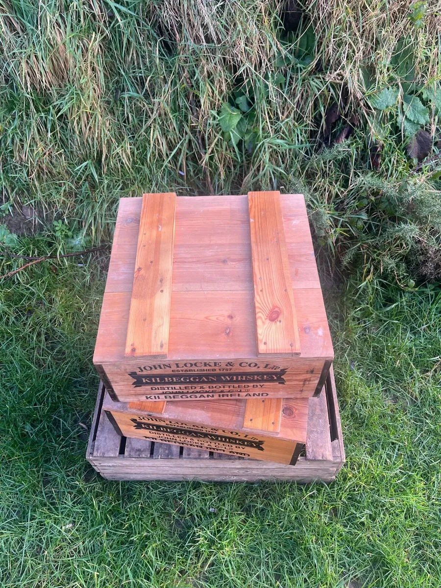 Vintage Kilbeggan Whiskey Crates - Image 4