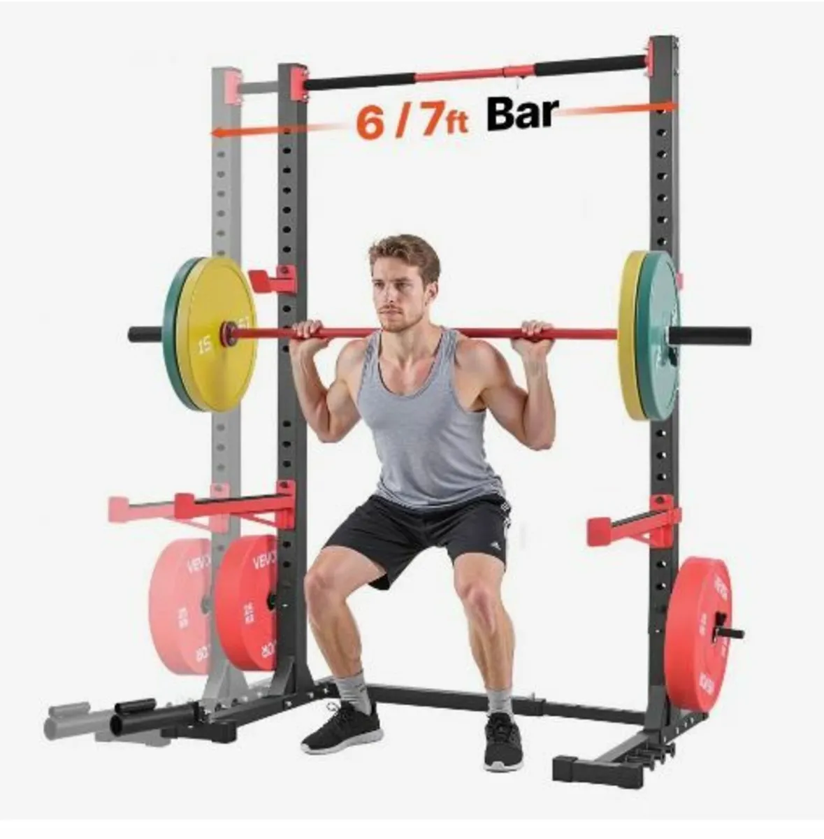 Power Cage Rack, Multifunctional Squat Rack - Image 1