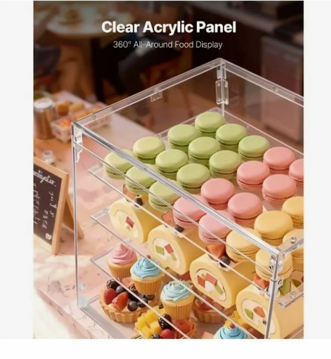Bakery Display Case, 4-Tier Commercial - Image 4