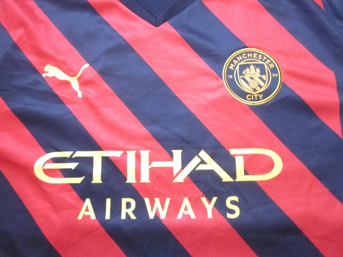 Manchester City Puma 2022/23 Away Football Shirt - Image 3