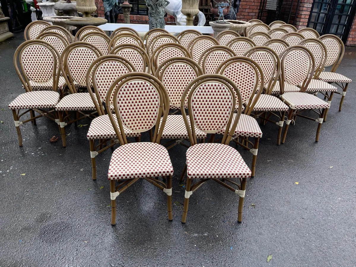 French bistro cafe restaurants chairs - Image 2