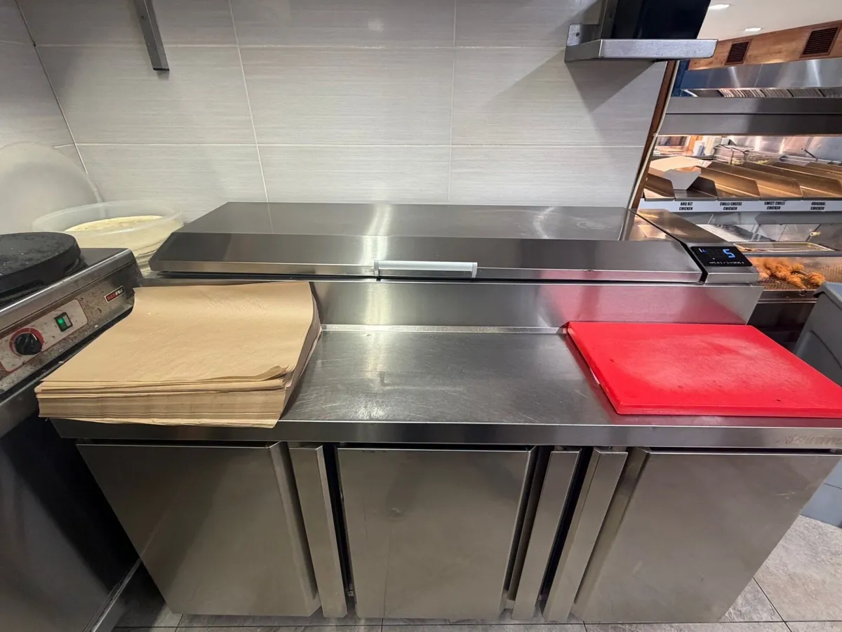 Commercial  saladette / pizza topping fridge - Image 1