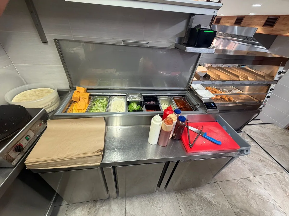 Commercial  saladette / pizza topping fridge - Image 2