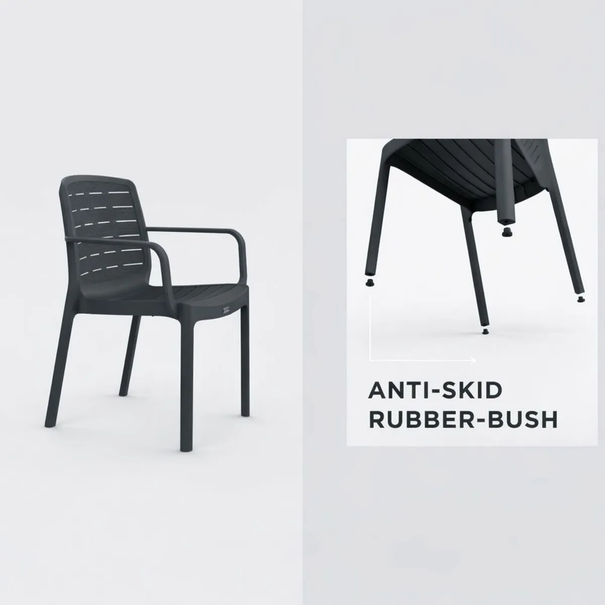 🌟6 Seat Table & 4 Chairs & 2 Armchairs Delivered - Image 4