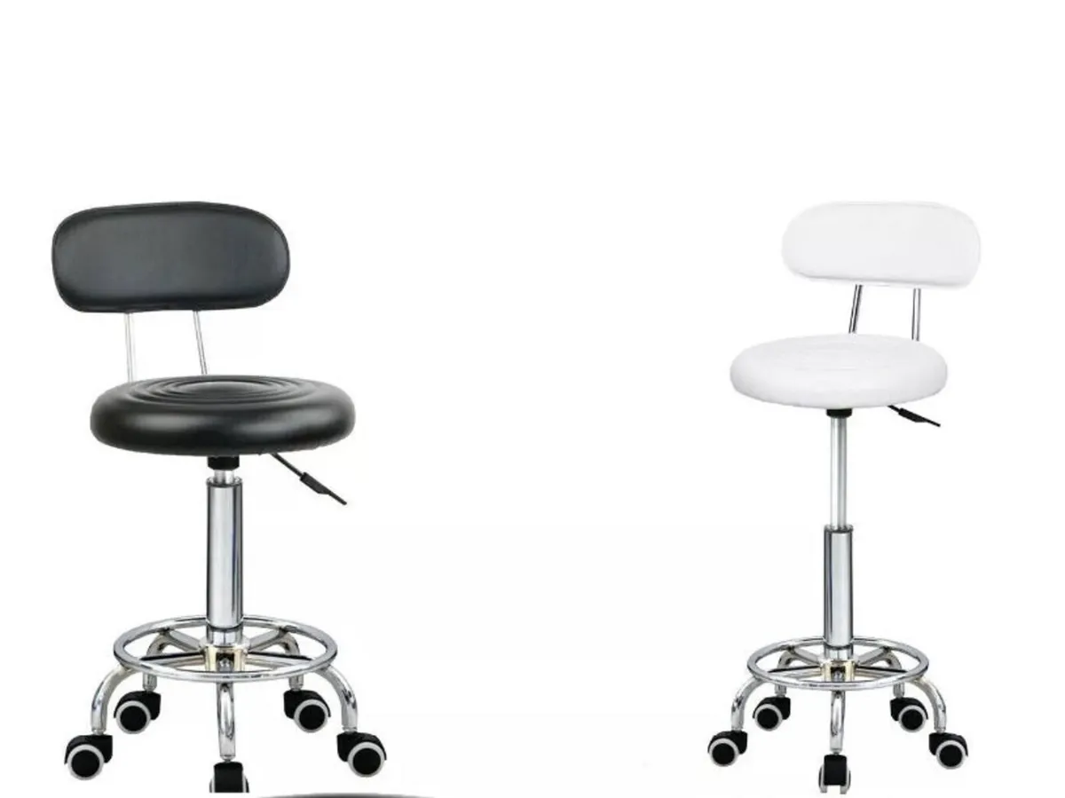 NEW Salon Stool Adjustable Lift Swivel Chair - Image 2