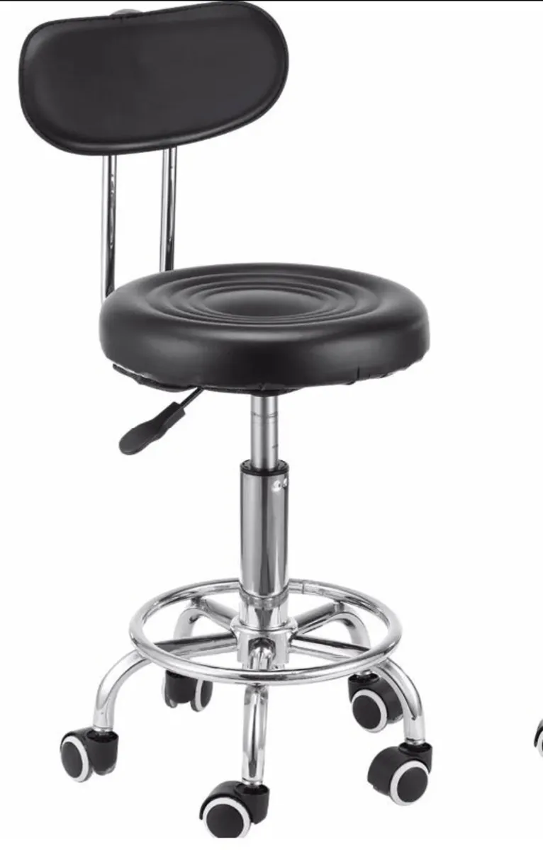 NEW Salon Stool Adjustable Lift Swivel Chair - Image 3