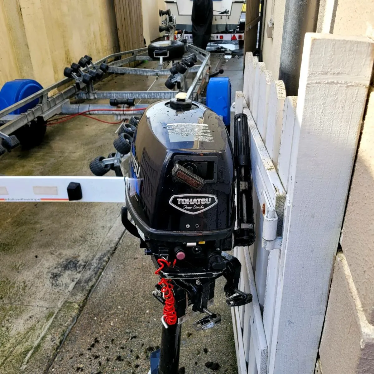 Tohatsu 4hp 4stroke longshaft running perfectly - Image 4