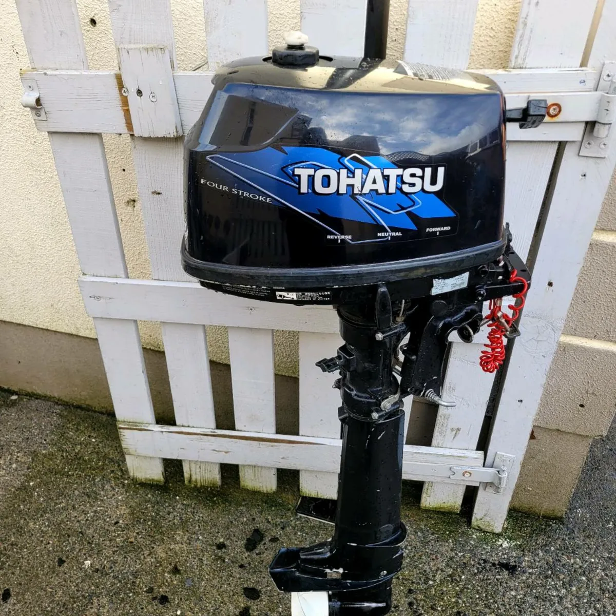 Tohatsu 4hp 4stroke longshaft running perfectly - Image 3