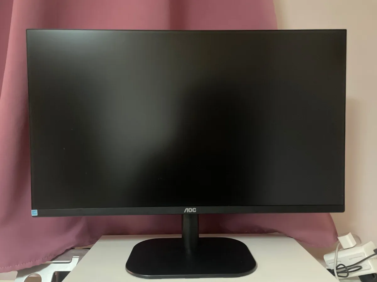 AOC 27” Monitor – Excellent Condition – Boxed - Image 1