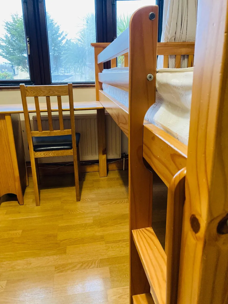 Julian Bowen Mid Sleeper Bed with Desk & Storage - Image 2