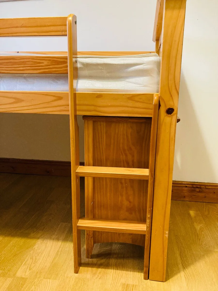 Julian Bowen Mid Sleeper Bed with Desk & Storage - Image 3