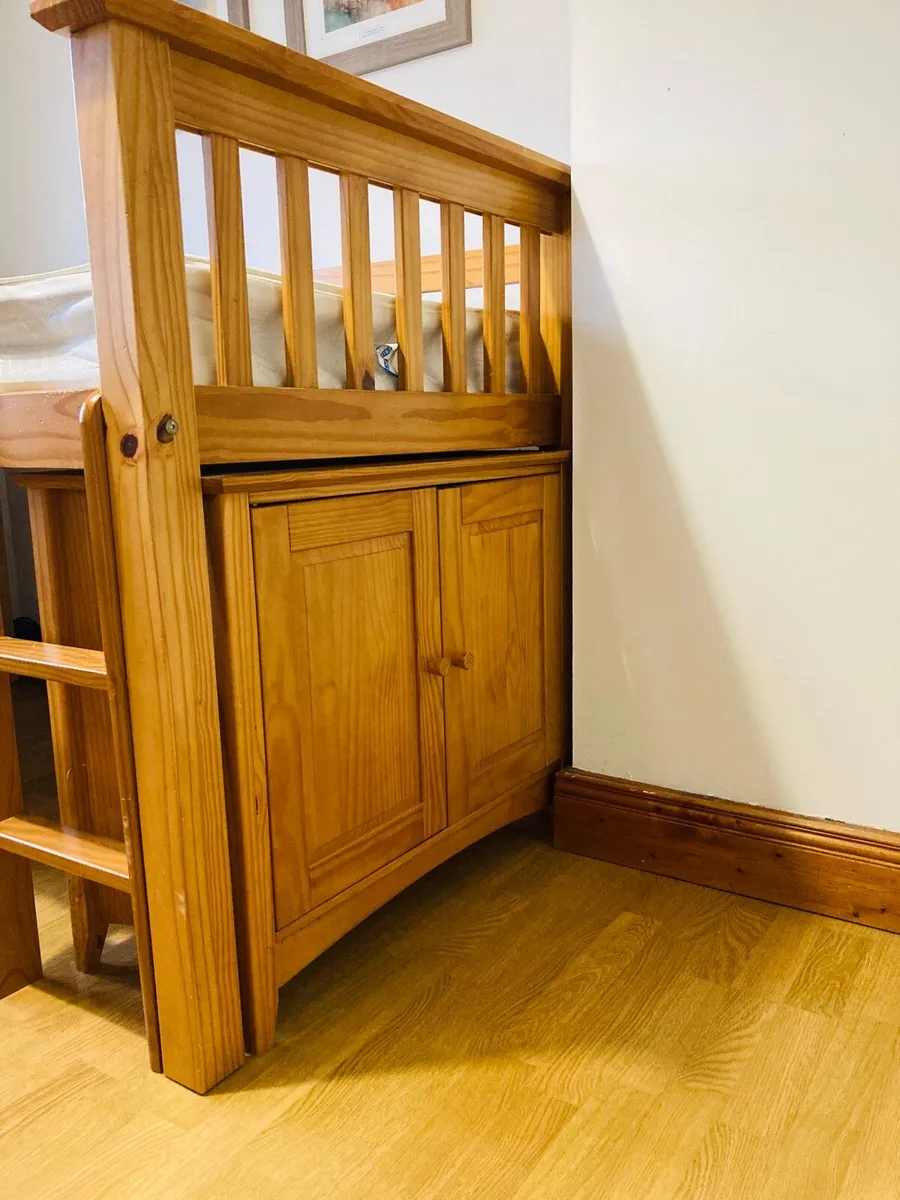 Julian Bowen Mid Sleeper Bed with Desk & Storage - Image 4