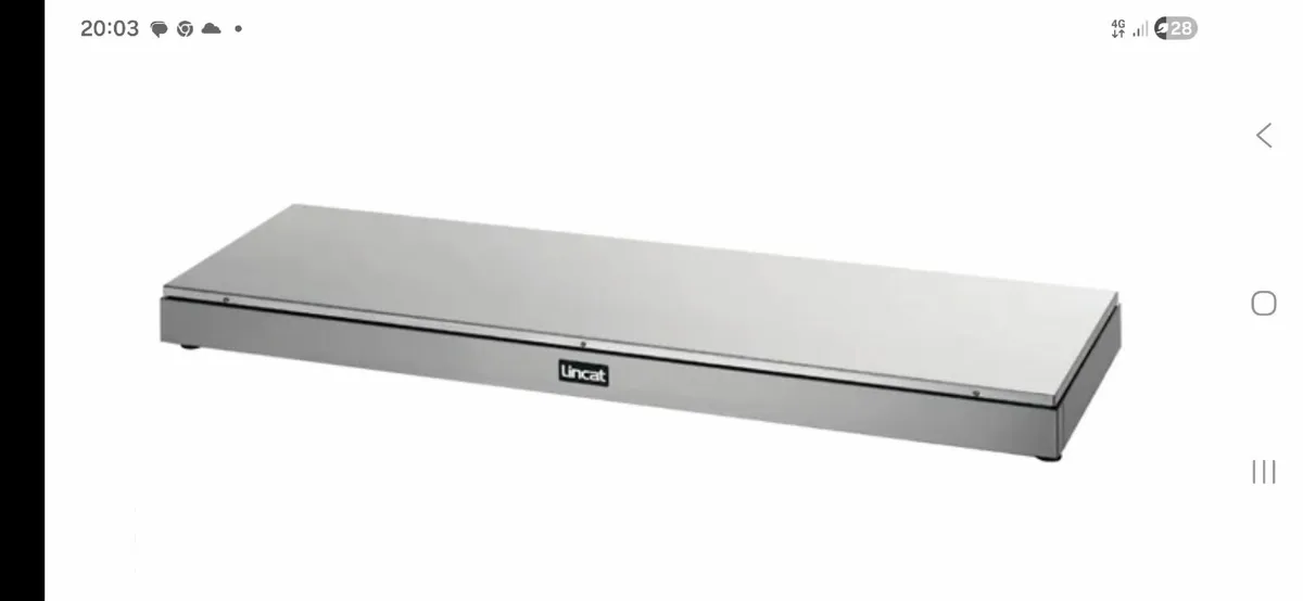 2 lincat hot food display units .Brand new never u - Image 1