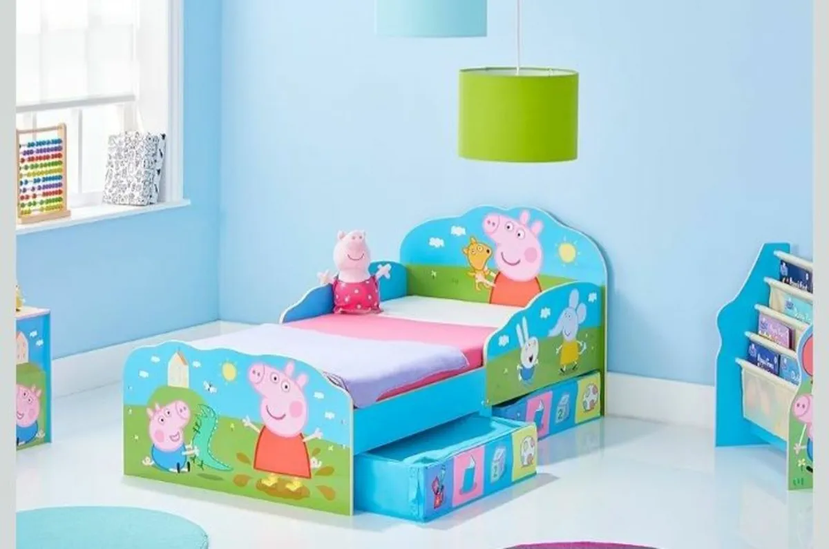 Brand New Peppa Pig Toddler Storage Bed and Storag - Image 2