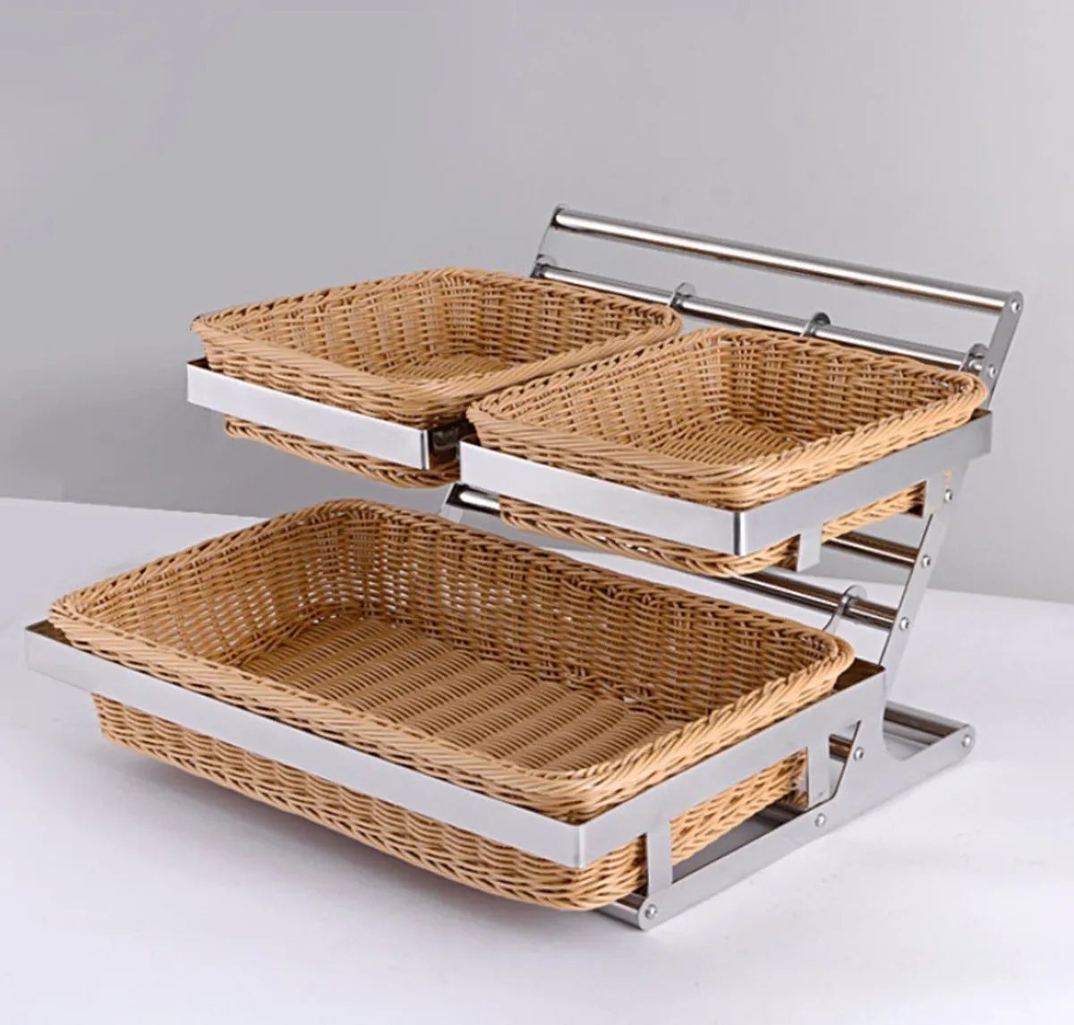 BUFFET RACK S/S BREAD DISPLAY - Image 1