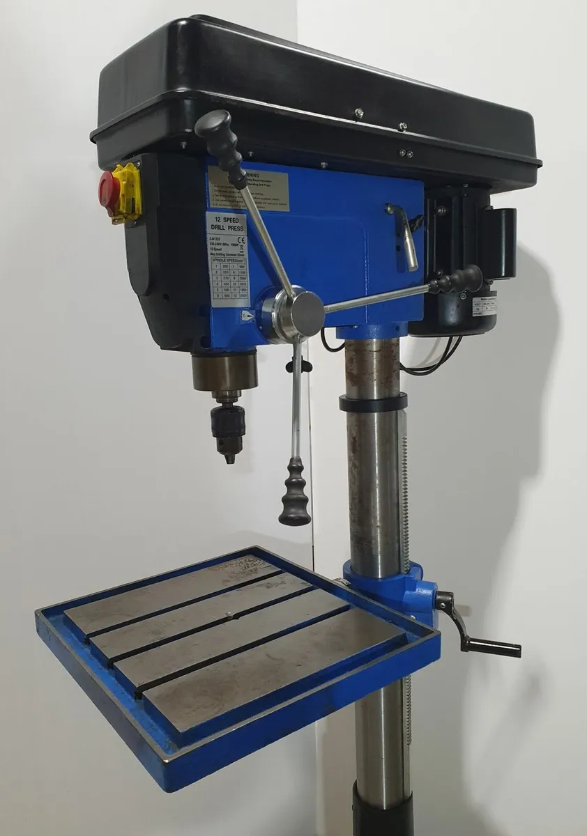 PILLAR DRILL HEAVY DUTY 1500W 12 SPEED  FLOOR ST - Image 2
