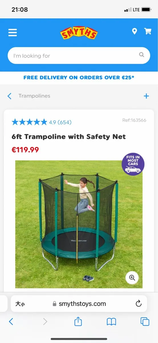 Trampoline for sale - Image 1