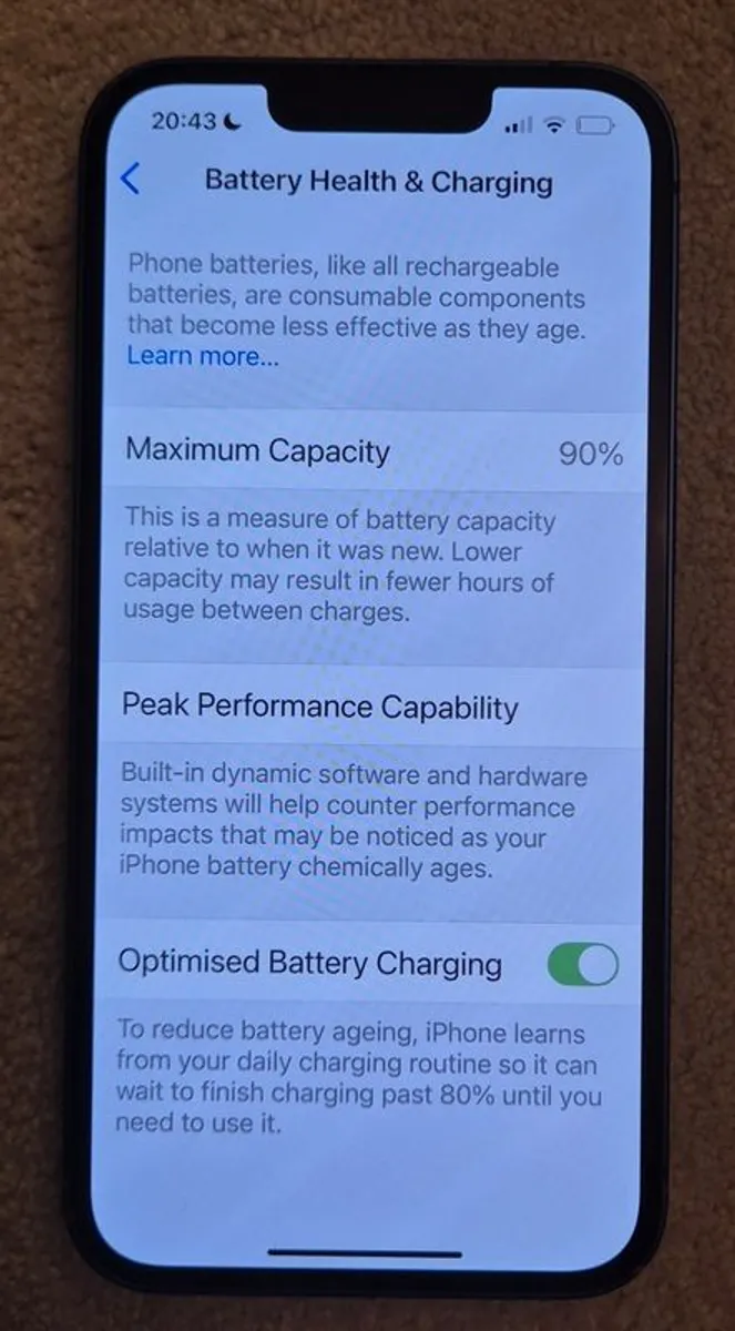 I Phone 13 Midnight Blue 128 GBT - Image 3