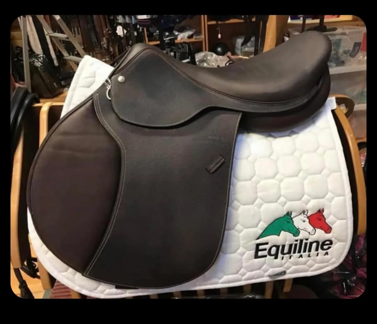 18inch calf skin jump saddle