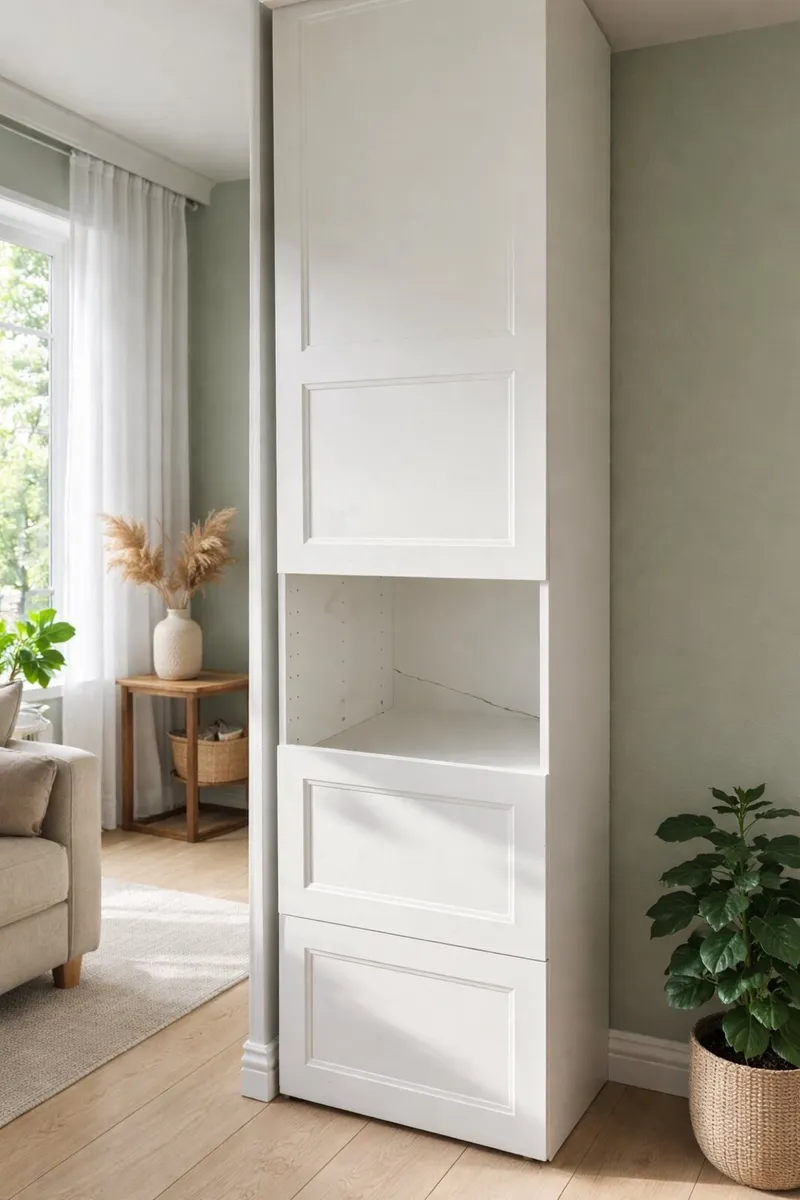 Massive kitchen shelves unit