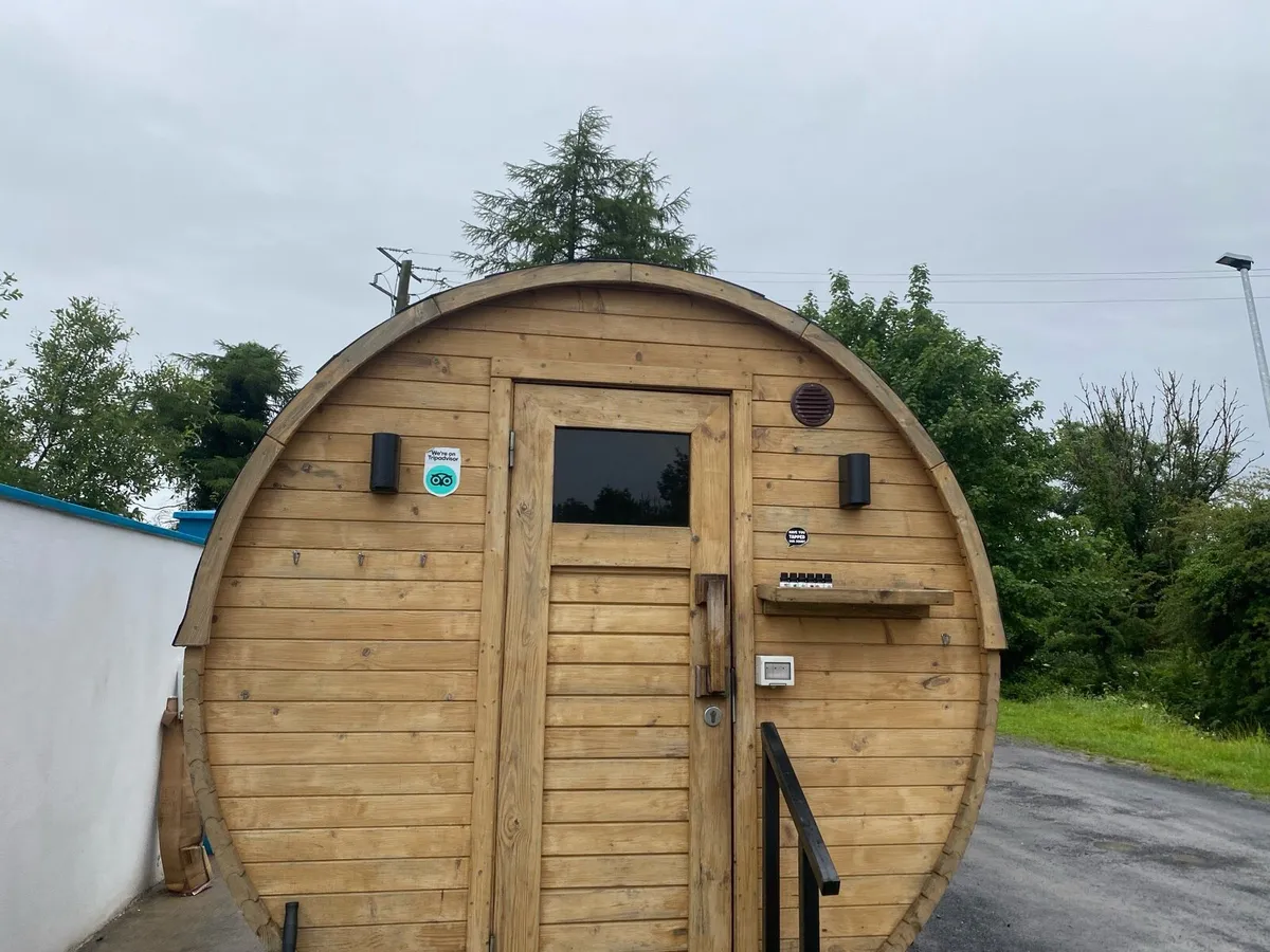 Wood Fired Barrel Sauna - Image 4