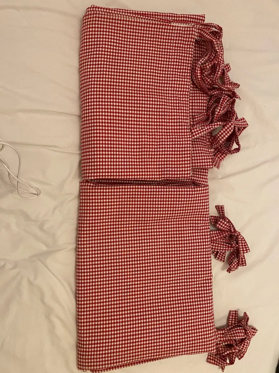Laura Ashley red gingham curtains - Image 2