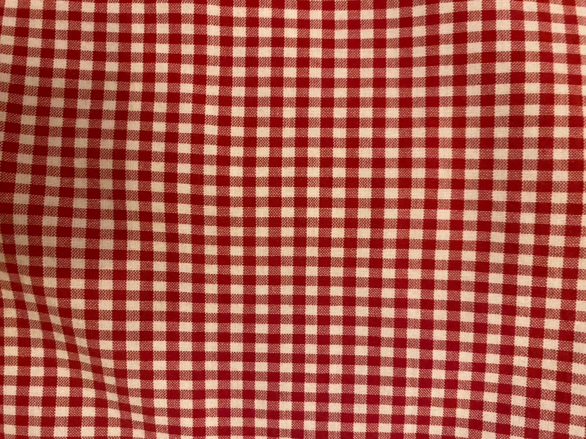 Laura Ashley red gingham curtains - Image 4