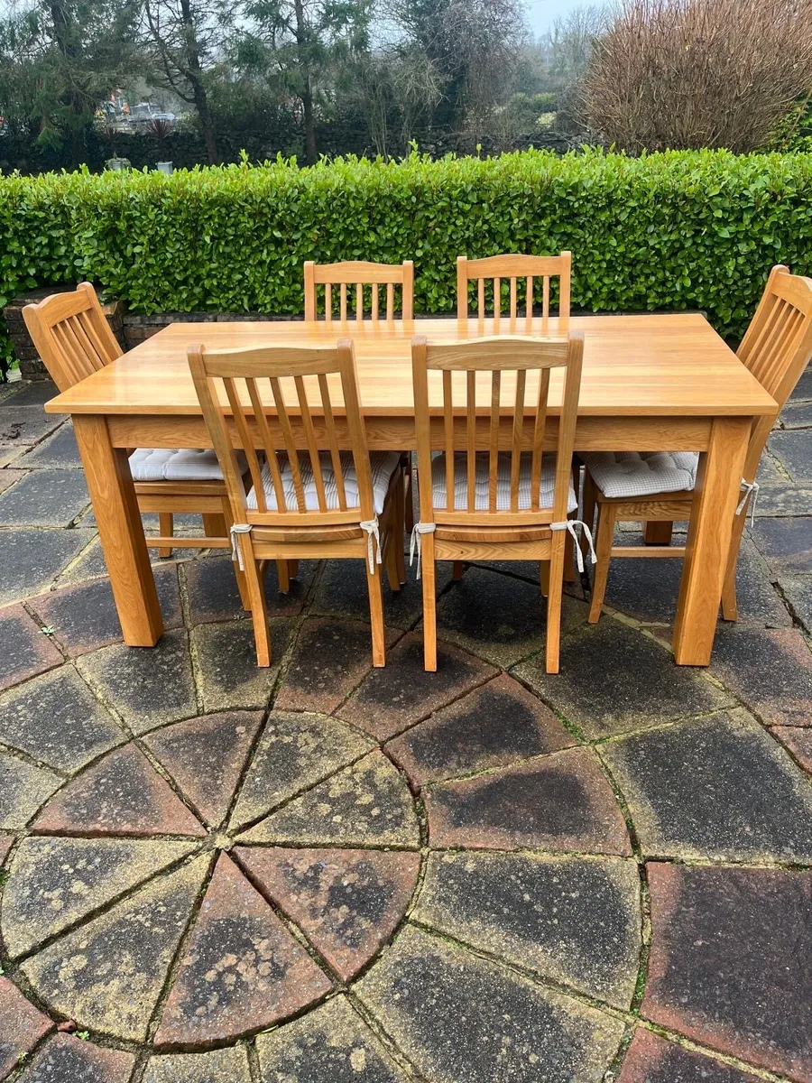 5ft Table and chair set - Image 1