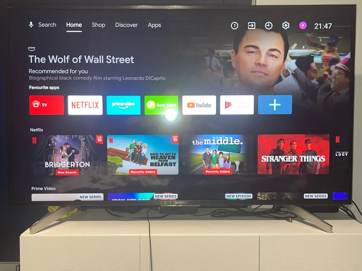 Sony Bravia 4K GB ATV3 55”  smart TV - Image 1